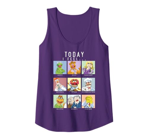 Débardeur Disney The Muppets Today I Fell pour homme et femme en coton noir