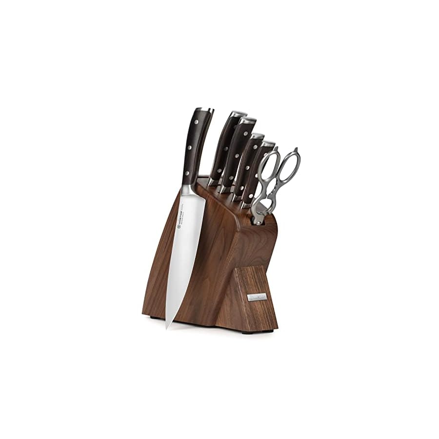 Wusthof IKON Blackwood 7 Piece Slim Knife Block Set