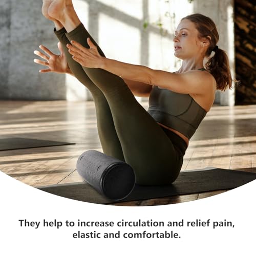 Rodillo de espuma sólida EPP Amosfun para yoga, masaje y relajación muscular en piernas y cuello, uso post-entrenamiento miniatura 3