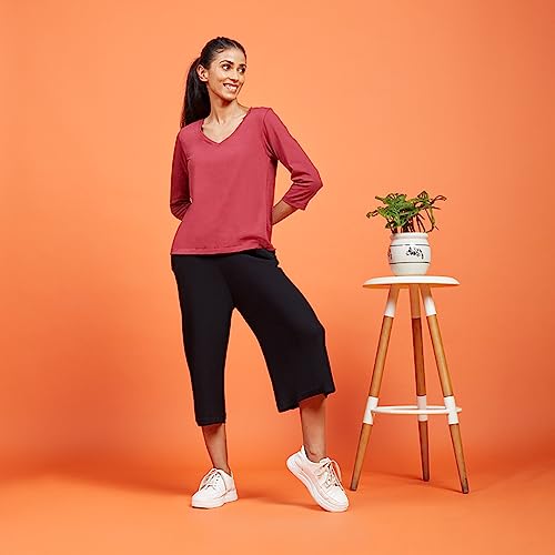 Image of BlissClub Women's Cotton Blend Regular fit T-Shirt