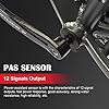 SEASON Ebike Kit de Conversion pour Vélo Électrique 26/27,5/28 Pouces Moteur Arrière 36V 250W 350W Roue Libre avec 36V Batterie 13Ah / 18Ah et Chargeur #5