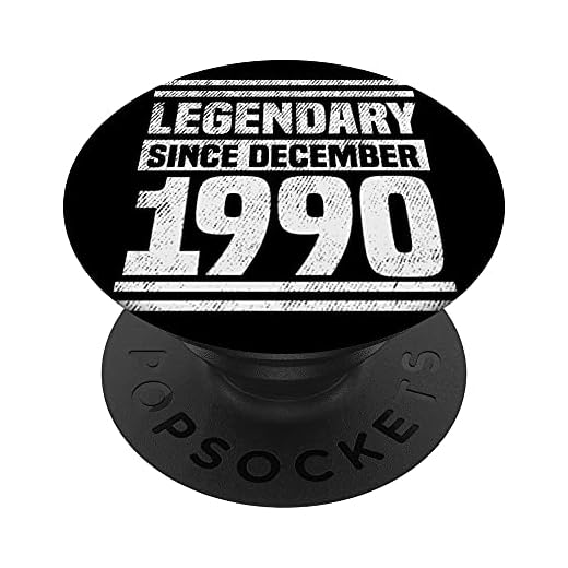 Nacidos en 1990 - Diciembre, regalo de cumpleaños para hombre PopSockets PopGrip Intercambiable