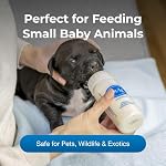 Pet-Ag Nursing Kit – 4 oz, Pack of 2 – Promotes The Natural Feeding of Liquids to Baby Animals – Each Kit Includes 4 oz. Bottle with Cap, 3 Nipples & Cleaning Brush