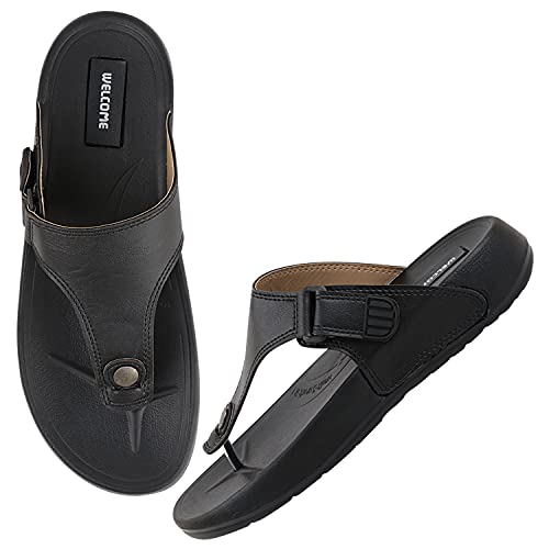 Image of URJO GLF 21 Men's Slippers /FlipFlops Lightweight Super Flexible Arch Support Durable Anti Skid & Stylish Dailywear Slippers /FlipFlops for Men