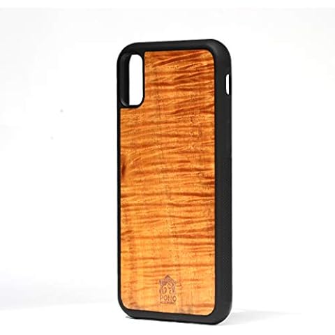 Pono Woodworks Hawaiian KOA Wood Phone CASE, NO Design, All Models (iPhone 11) Cover