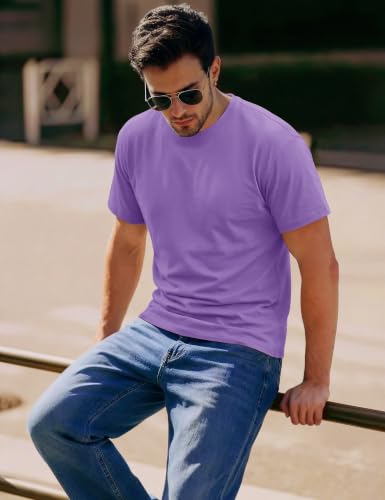 Image of MAGCOMSEN Mens T-Shirts Short Sleeve UPF 50+ Lightweight Moisture Wicking Basic Crewneck Casual Summer Cooling T Shirt