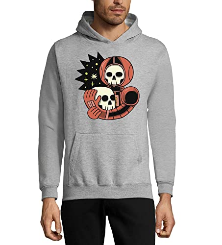 Sweat à Capuche Gris Space War le Reflet de Votre Passion pour l'Univers