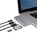 EQUIPD USB C Hub For MacBook Pro 13" & 15" 2016/2017, Aluminum Type C to 4K HDMI Combo Hub Adapter, Charging port, Thunderbolt 3 port, MicroSD/SDHC/SDXC Card Reader, USB 3.0 Port, USB-C port - Grey