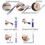 Manicure Set Nail Clipper Set Women Men Stocking Stuffers Travel Nail Clipper Kit Personal Care Tools with Case Manicure Tools Grooming Kit Christmas Gifts for Women Men Teens Family Friends - Image 4