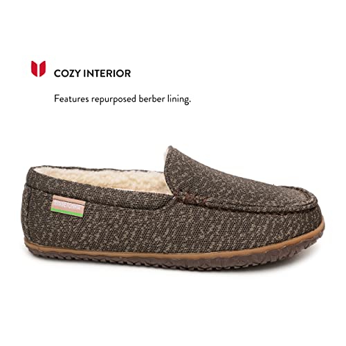 Minnetonka Men’s Ecowise Elm - Slip-On Casual Loafers Designed with Recycled Berber Lining, Removable Contoured Footbed, MinnTREAD Rubber with Rice Husk Sole, and Repurposed Fabric Upper2