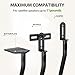 USX MOUNT Universal Speaker Stands, Height Adjustable Extend 30.0