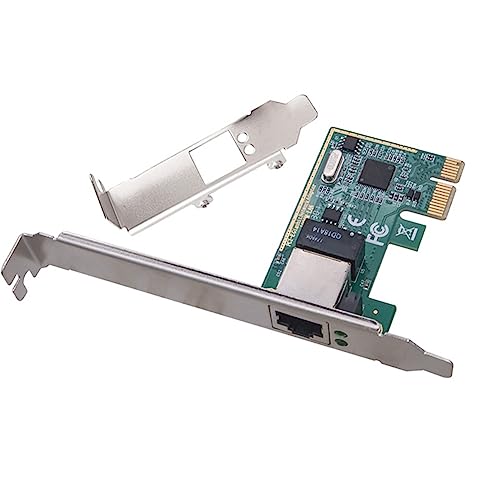 Lizusidtsy 1 PCS 1000Mbps Gigabit Ethernet PCI Express PCI-E Network Card 10/100/1000M RJ45 LAN Adapter Converter Network Controller