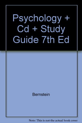 Psychology Plus CD Plus Study Guide 7th Edition 0618658645 Book Cover