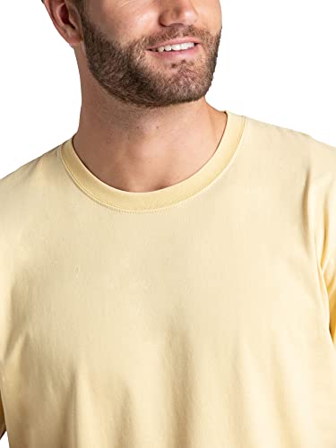 Fruit of The Loom Men's Crafted Comfort Tee, Relaxed & Classic Fit, Sizes S-2X, Classic Fit - Cotton - Cornfield, Large - image 4