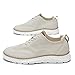 Mens Casual Dress Oxfords Shoes Fashion Mesh Work Business Walking Sneakers Comfortable Lightweight Soft Sole Beige