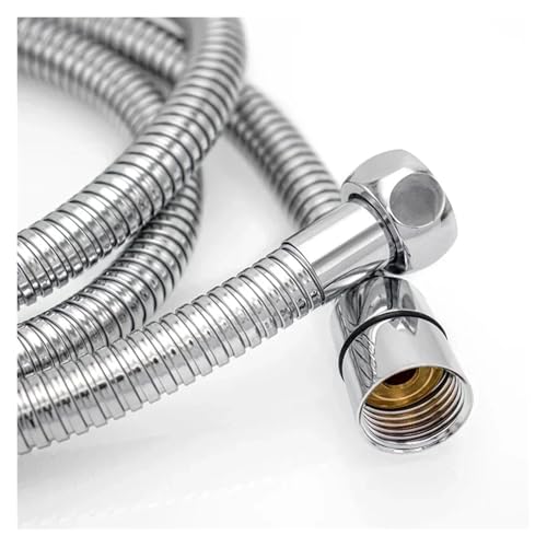 Manguera flexible de ducha en acero inoxidable dorado para un baño relajante y moderno 6