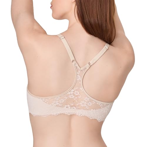 Image of Maidenform Women's Racerback Bra with Shaping & Support, One Fab Fit Underwire Bras for Women, Lightly Lined, Front Close