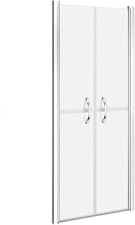 vidaXL Duschtür Matt ESG 86x190 cm