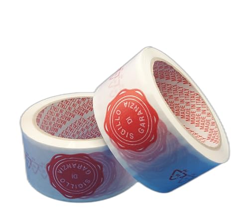 OPIROS Nastro Adesivo Acrilico Per Imballaggio Sigillo Di Garanzia Silenzioso Low Noise mm.50 x mt.66 Imballo Pacchi Trasloco Trasporto Spedizioni (6)