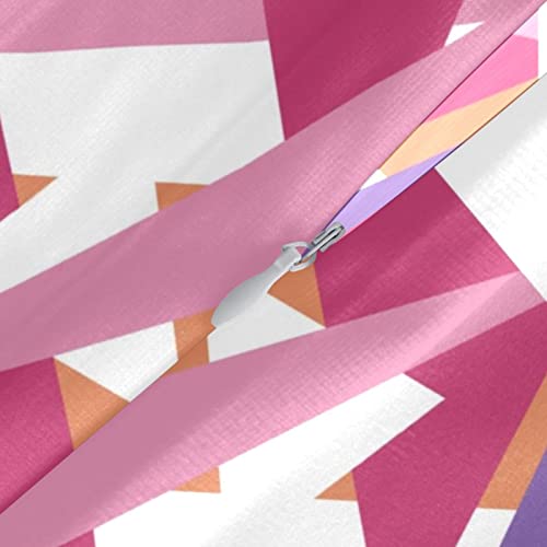 Housse de coussin lombaire pour soulager le dos canapé lit triangle rose