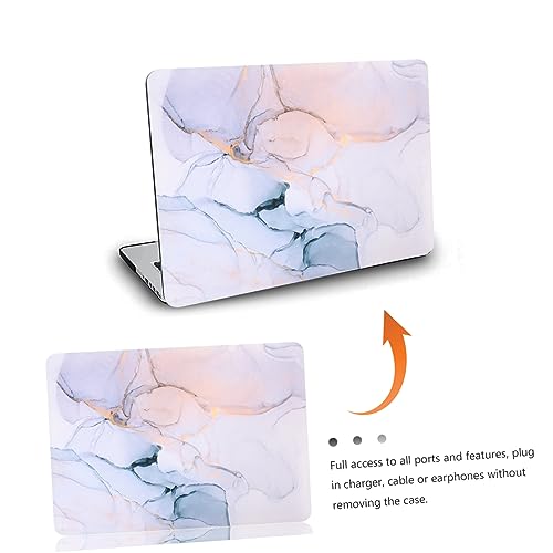 Pegatina protectora compatible con portátil y netbook cubierta de mármol UKCOCO para PC 5