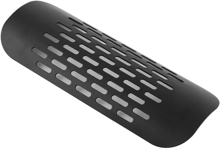 Motorcycle Heat Guard Metal Exhaust Durability Ventilation Hole Muffler Guard Universal Scratch Mar-Proof For Motorcycle(Black)