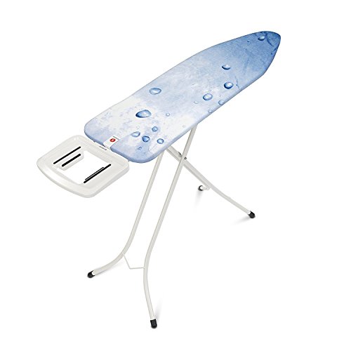 Brabantia - Table à Repasser Taille B - pour Fer Vapeur - Planche a Repasser - pour Les Gauchers et Les Droitiers - Plateau Extra-Stable - pour Fers Jusqu'à...