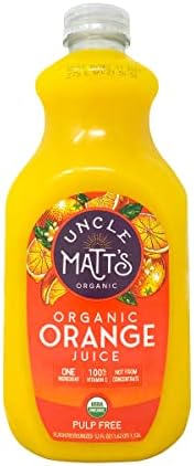 Uncle Matts, Juice Orange Pulp Free, 52 Ounce - 3