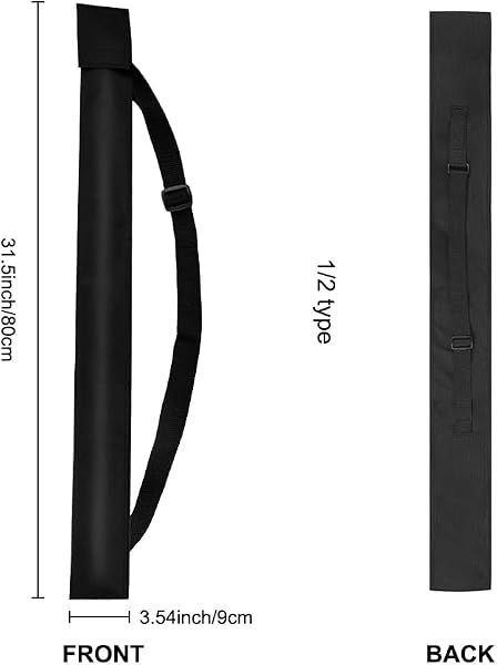 Bolsa de Taco de Billar KARELLS - Cue Bag para Almacenamiento de Varillas de Billar de 1/2,80cm - 2