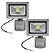 Produktbild Leetop 20 W 30 W 50 W 80 W LED-Strahler mit Bewegungsmelder und Dämmerungsschalter 2pcs Bianco Freddo:20w