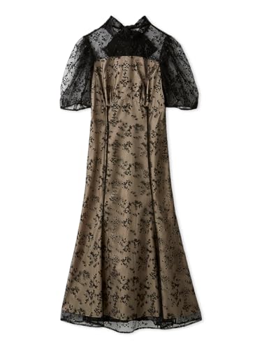 [セルフォード] バックリボンスモールフラワードレス CWFO254304 レディース BLK 38