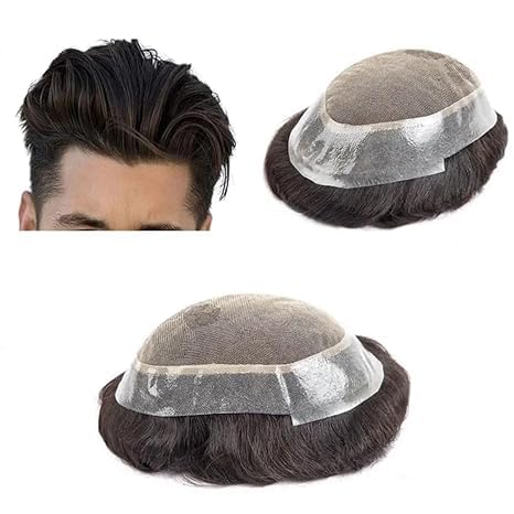 Dream Exim Korean Australian Men's 100% Human Hair Wig/Hair patch/Hair toupee, Natural Look, Polyurethane base wig providi... - Review, Price and Buying Guide