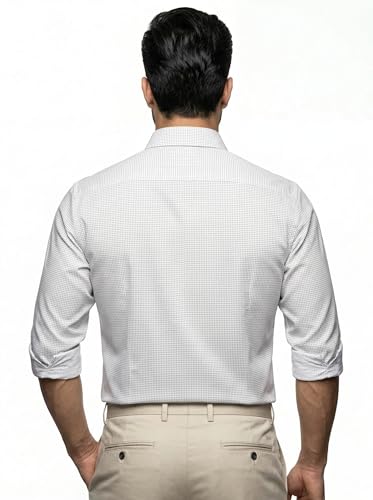 Image of Amazon Brand - INKAST Men's Printed Cotton Shirt | Full Sleeve | Regular Fit | Comfortable Formal Stylish Shirt for Men | Man Shirts for Professional Look