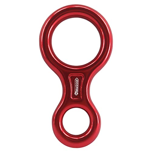 NewDoar 35KN Figure 8 Rescue Descender Super Belay Device Rappel Rock Climbing Belay Equipment Gear