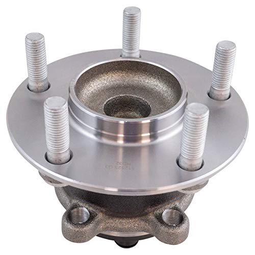 Image of TRQ Rear Left and Right Wheel Bearing and Hub Assembly Set 2 Piece Compatible with 2014-2018 Mazda 3 Japan Built Models 1st VIN Digit J