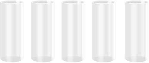 Adaptador de tubo de mangas de plástico 18650 para linterna LED 18650 (paquete de 5)