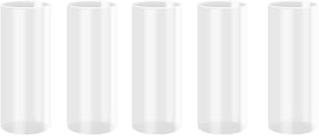 18650 Plastic Sleeves Tube Aadaptor for 18650 LED Flashlight 5-Pack