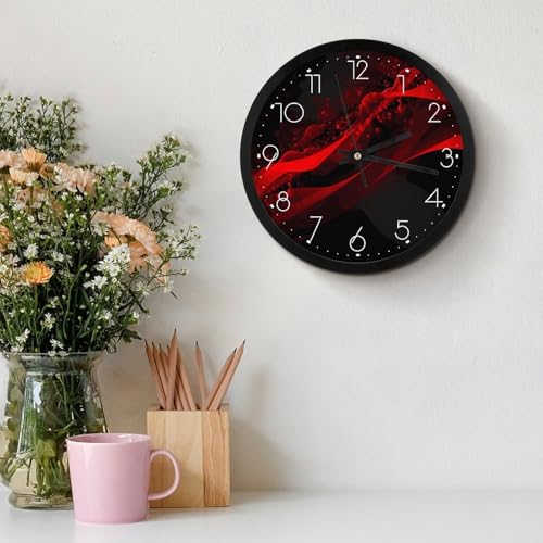 Horloge murale silencieuse pour salle de classe et salon au design moderne