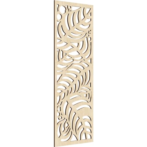 Image of 23 3 /8 inchW x 59 3 /8 inchH x 3 /8 inchT Mills Decorative Fretwork Wood Wall Panels, Birch