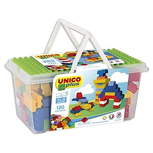 Falomir- Contenedor Juego de construcción, Multicolor (8502)