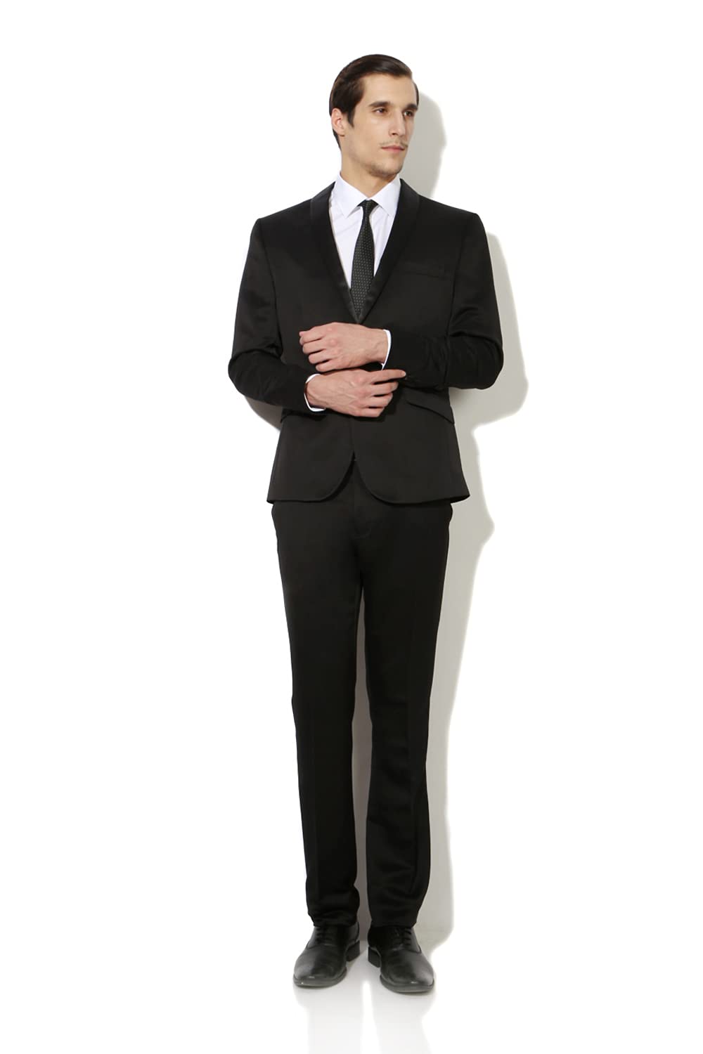van heusen V Dot Men's Notch Lapel Slim fit Suit Jacket-picture-38