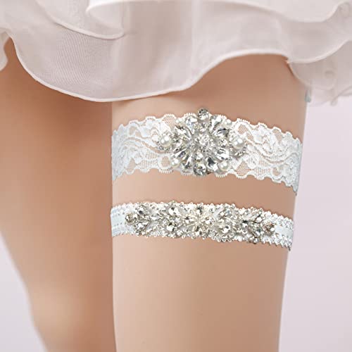 Jarretiere Mariage Jartiere Femme Mariage Mariee Wedding Hochzeit (XL)