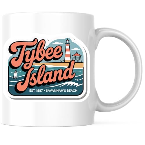 Bliss Monkey Co. Tybee Island Coffee Mug - Savannahs Beach