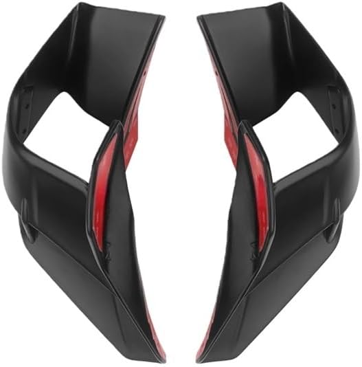 Side Wing Motorcycle 1pair Fixed Wing Fairing Black ABS plastic Accessories For R15 YZF YZFr15 V4 2022 2023