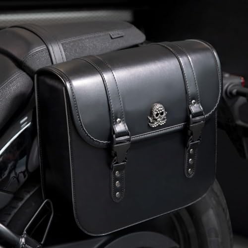 Bolsa trasera para motocicleta para BMW S1000RR S1000R – Fácil instalación, bolsa de cuero, alforjas laterales con mecanismo de cierre, bolsa trasera de almacenamiento miniatura 6