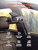 iZEEKER 1440P Dash Cam WiFi, 2.5K QHD Dashcam with Free 32GB Card, Mini Dash Camera with WDR, G-Sensor Emergency Recording, Loop Recording, 24H Parking Mode Supports, Voice Prompt - Image 2