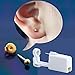 Hermosa 2 Pack Ear Piercing Gun Earring - Disposable No Pain Easy Use Piercing Kit with 3mm Earrings Stud (Dark Orage)