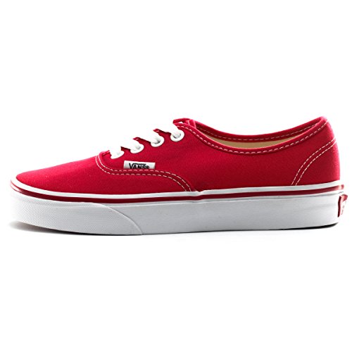 Vans Vans Unisex Authentic Red Canvas VN000EE3RED Mens 6, Womens 7.5