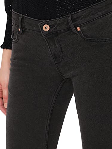 Image of Vero Moda Women Black Low-Rise Stretchable Jeans