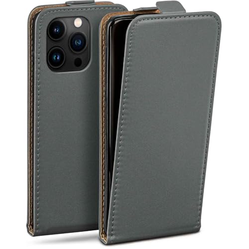 Film de protection d'écran iPhone 15 Pro et étui cuir chic moex
